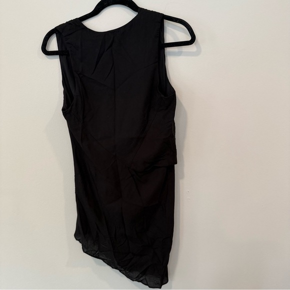 Helmut Lang Asymmetrical Minimalist Black Silk Top new with tag Medium 1894 - Picture 7 of 12